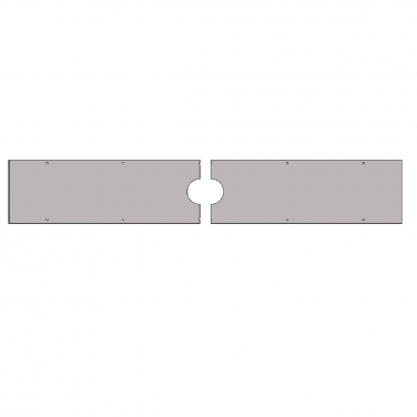Wall Duct Grommeted Opening Flush Cvr 18'' x 5' Wall Duct Grommeted Opening Flush Cvr 18'' x 5'